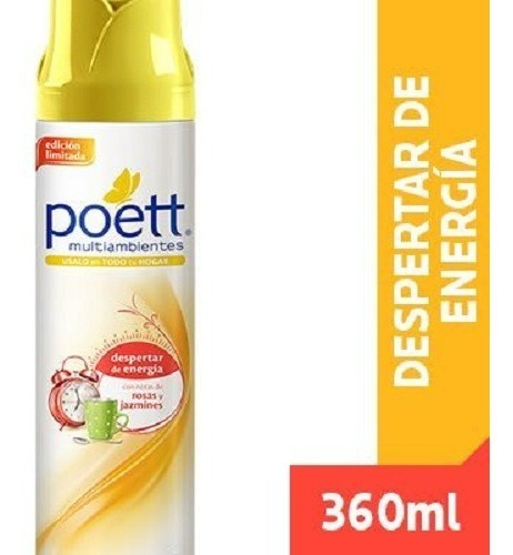 DESODORANTE AEROSOL POETT 360 DESPERTAR DE ENERGIA (JAZMINES Y ROSAS)